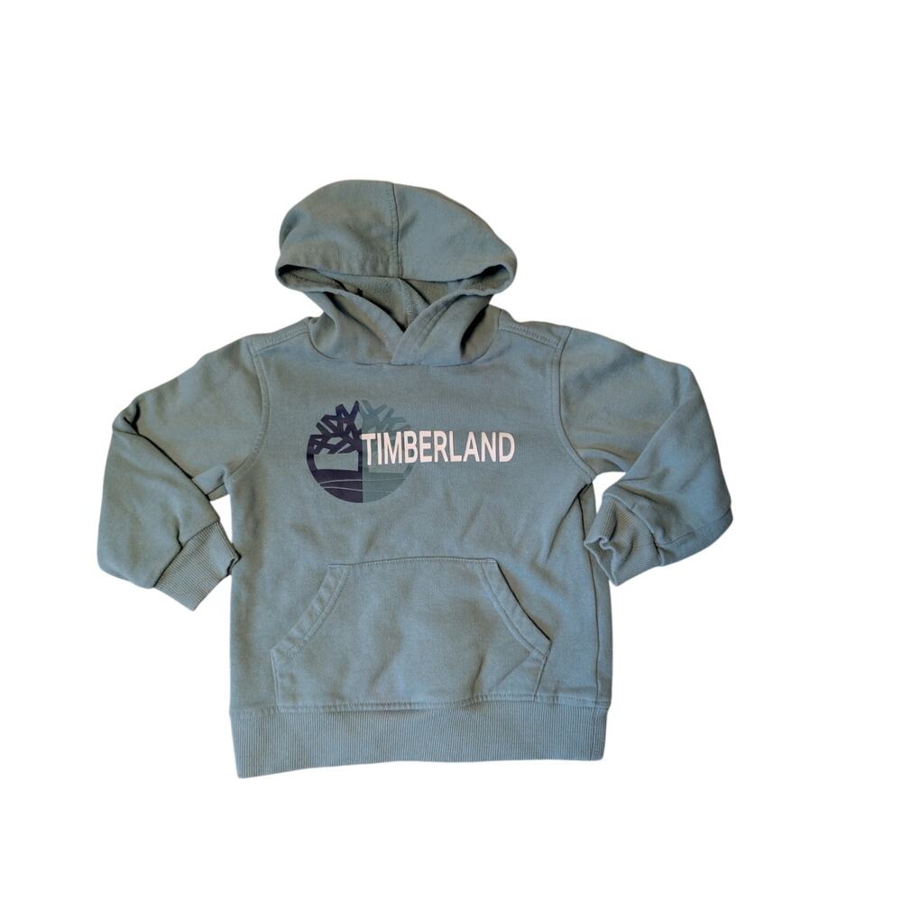Boys pull over Teal/Blue TIMBERLAND Hoodie/Sweatshirt, size 4